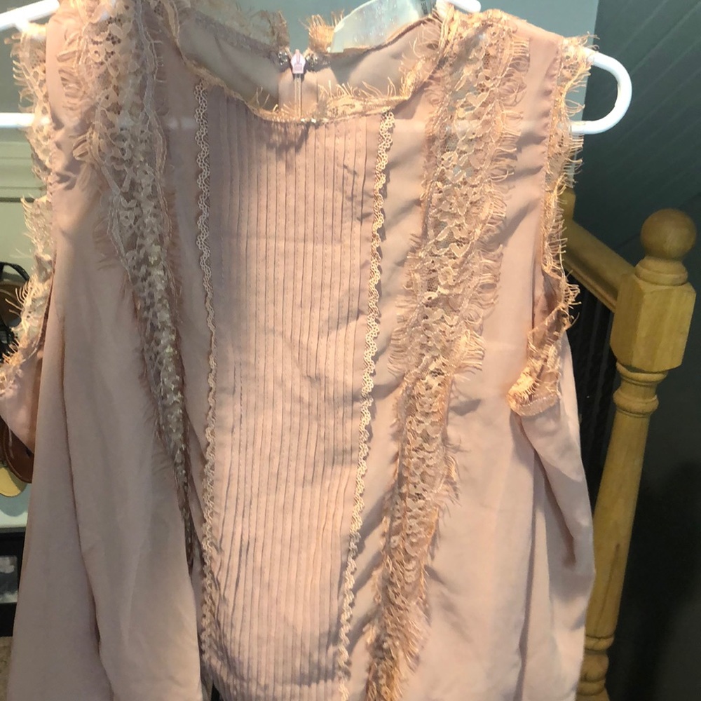 Pink blouse that is perfect for work